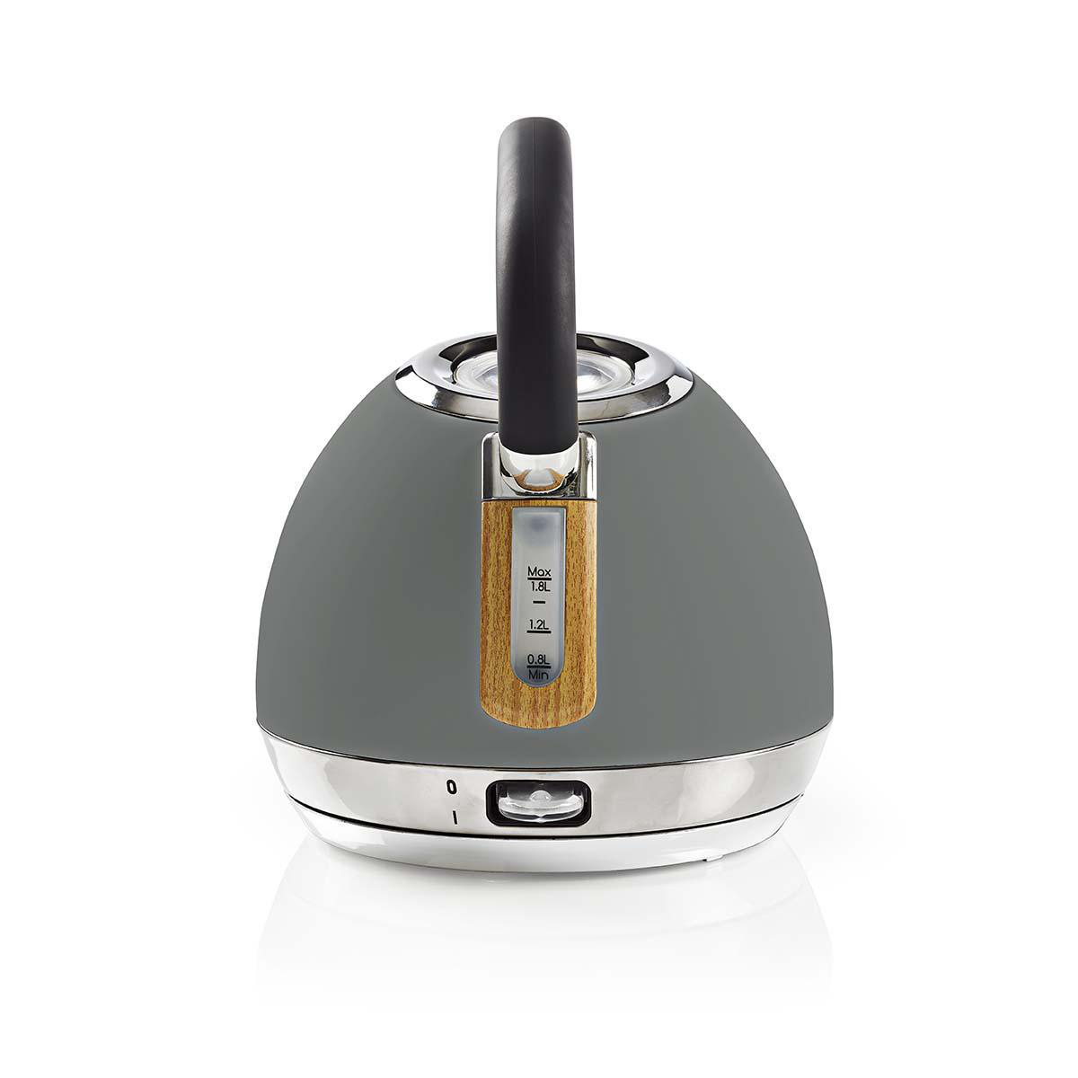 BOLLITORE NEDIS KAWK520EGY 1,8 L Grigio inox 2200 W