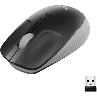 LOGITECH Logitech Wireless Mouse M190 Grey Muis Zwart