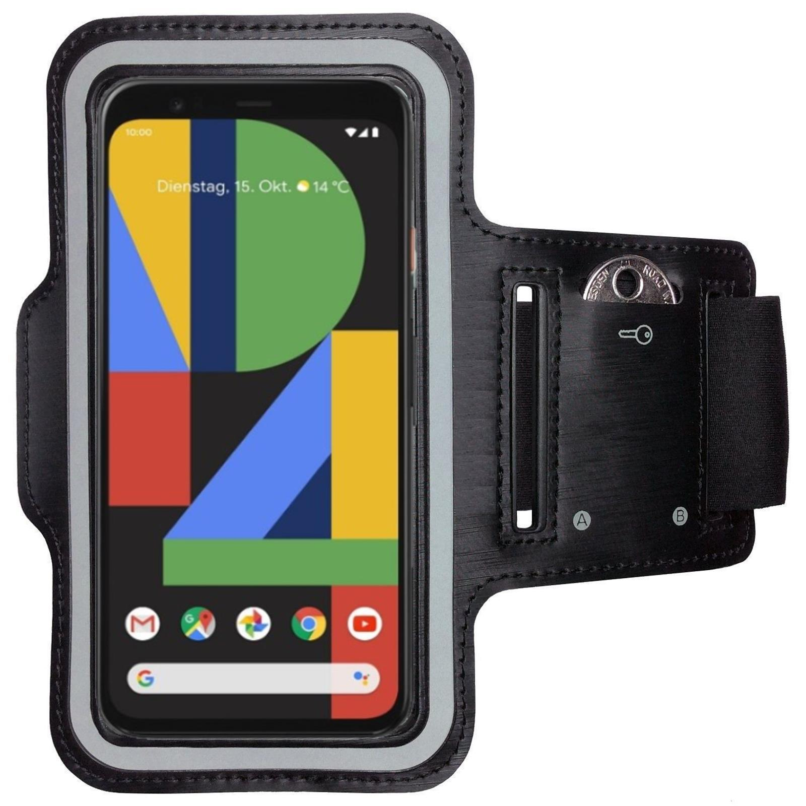 Armtasche, Pixel Schwarz Sportarmband, XL, COVERKINGZ 4 Google,