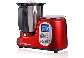 Robot de Cocina  - MC-THS1R MAKECUISINE, 1500 W, Rojo y Acero