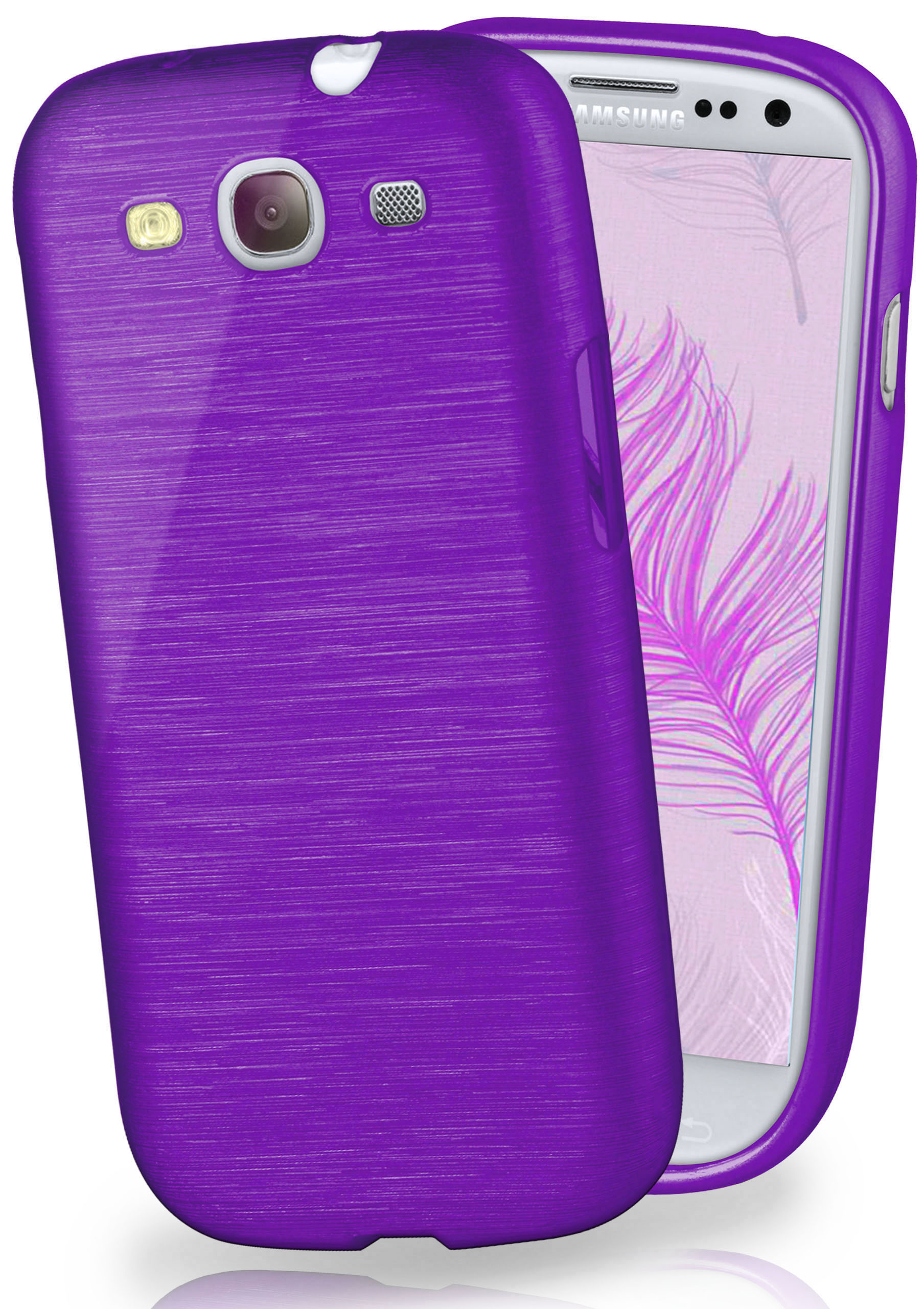 S3 / Backcover, Galaxy Neo, Samsung, MOEX S3 Purpure-Purple Brushed Case,