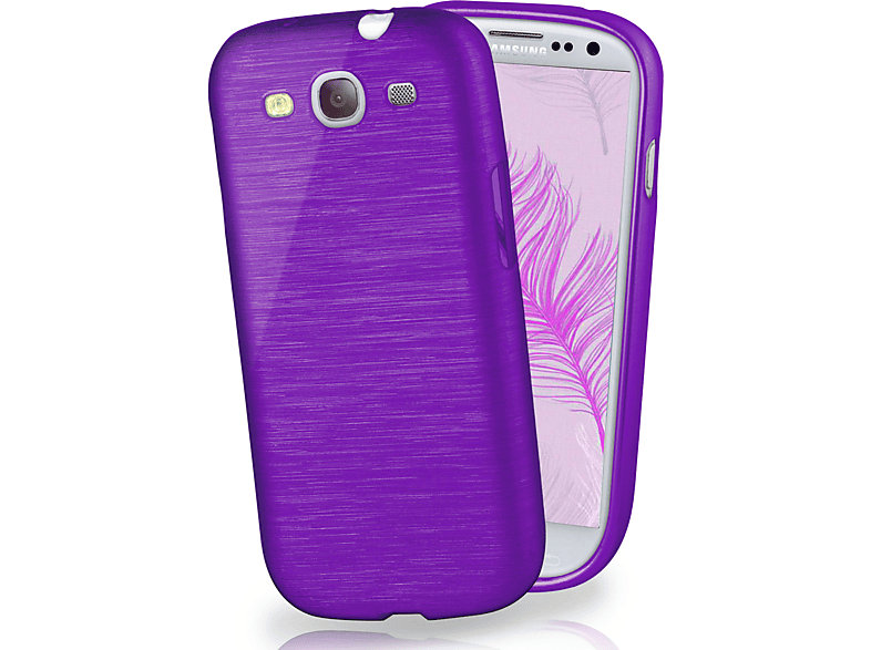 MOEX Brushed Case, Backcover, Neo, Galaxy Samsung, / S3 Purpure-Purple S3