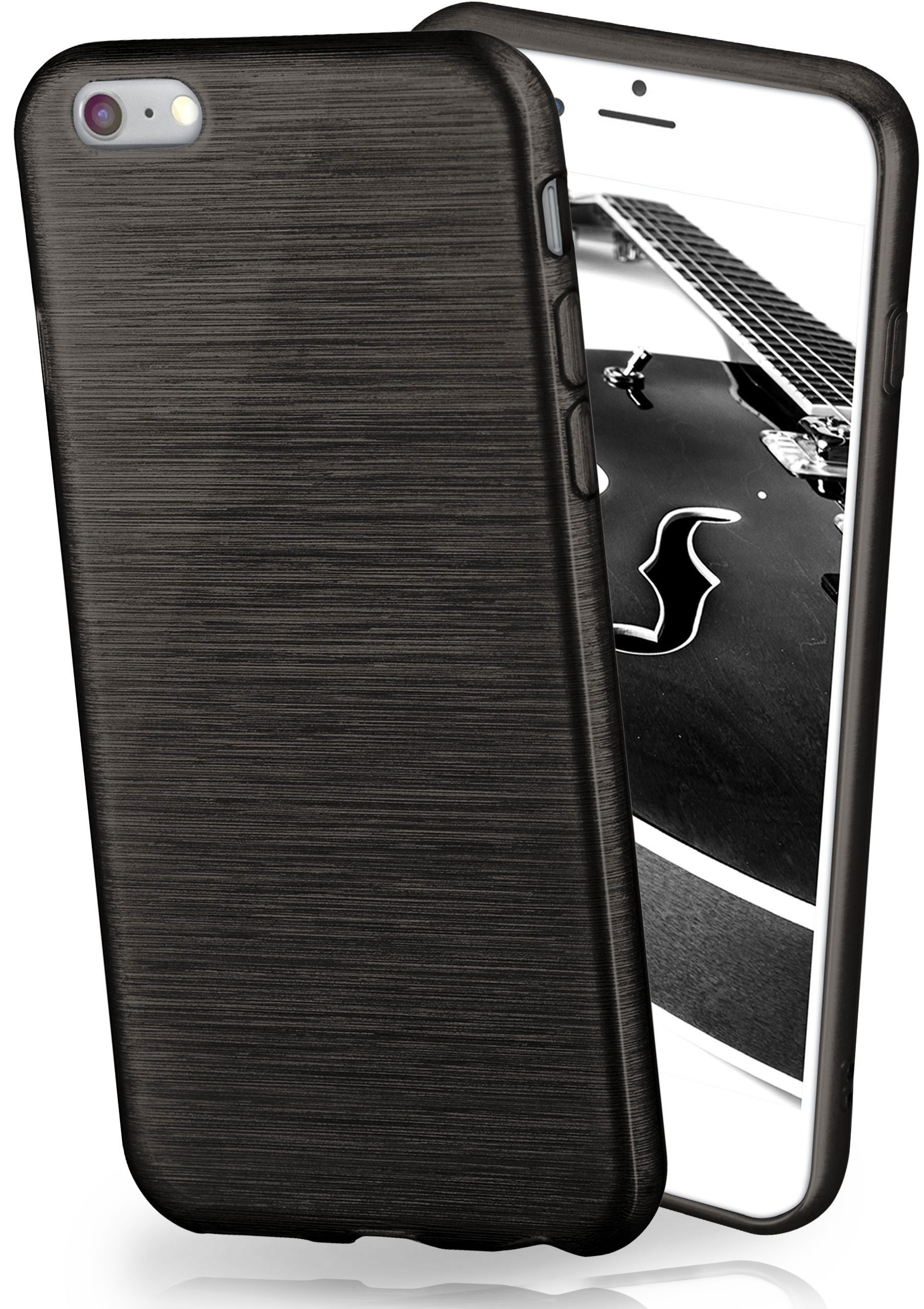 Backcover, MOEX Slate-Black Apple, iPhone / Case, Brushed 7 iPhone 8,
