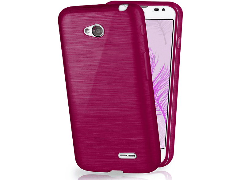 MOEX Brushed Case, Backcover, LG, L70 L65, Purpure-Purple 