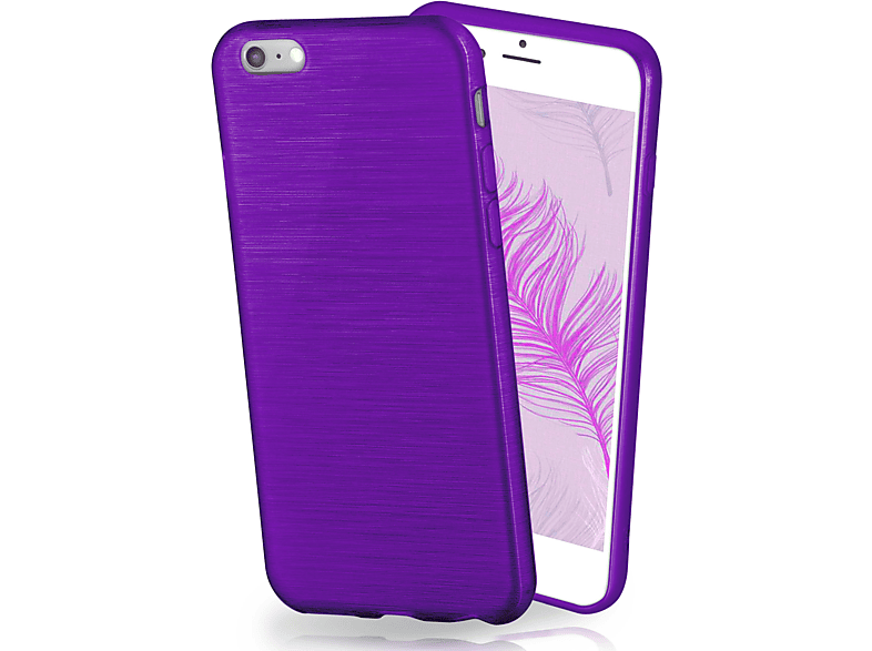 MOEX Brushed Case, Backcover, Apple, iPhone 7 / iPhone 8, Purpure-Purple