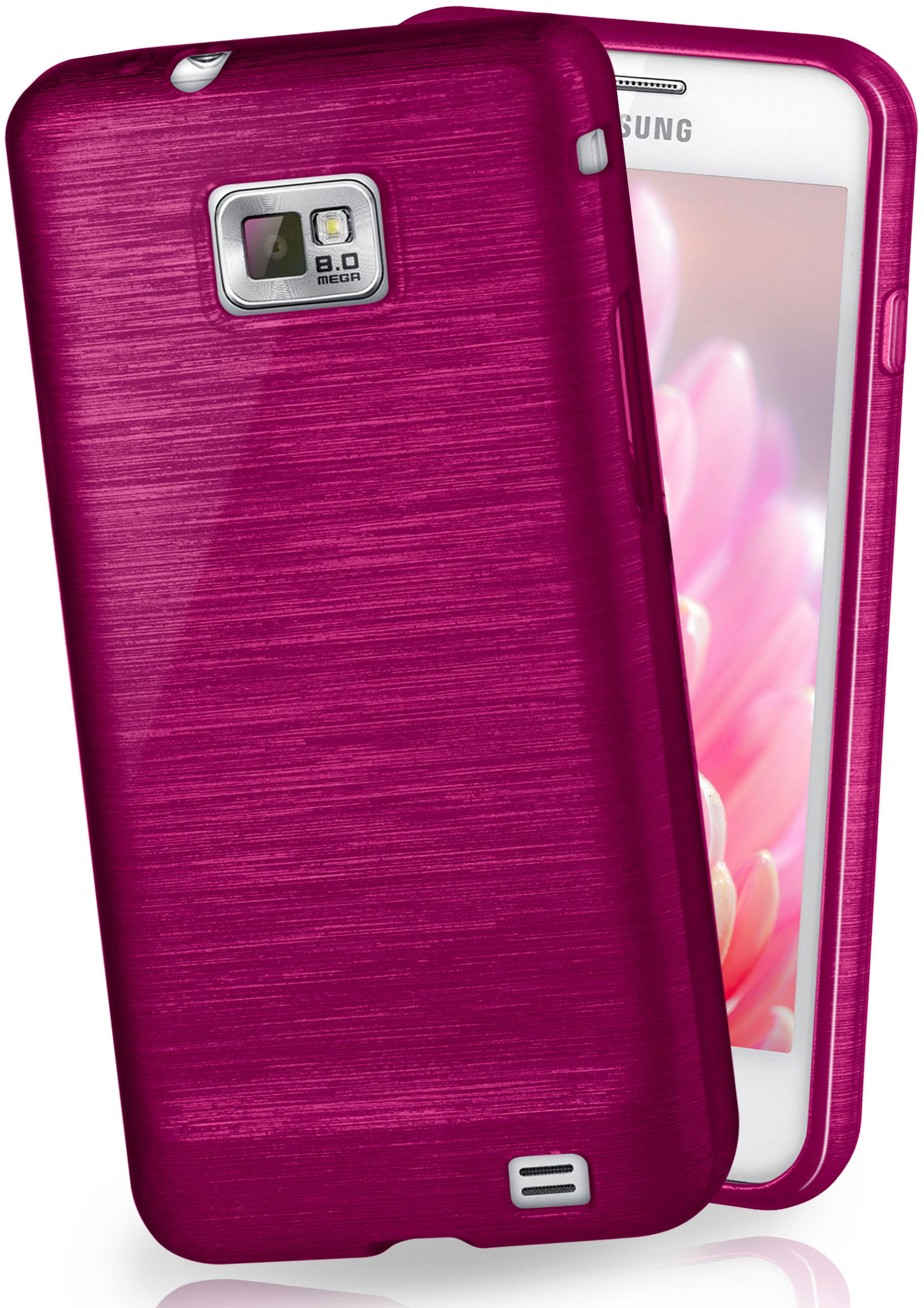 Galaxy / S2 Plus, S2 Samsung, MOEX Brushed Case, Purpure-Purple Backcover,