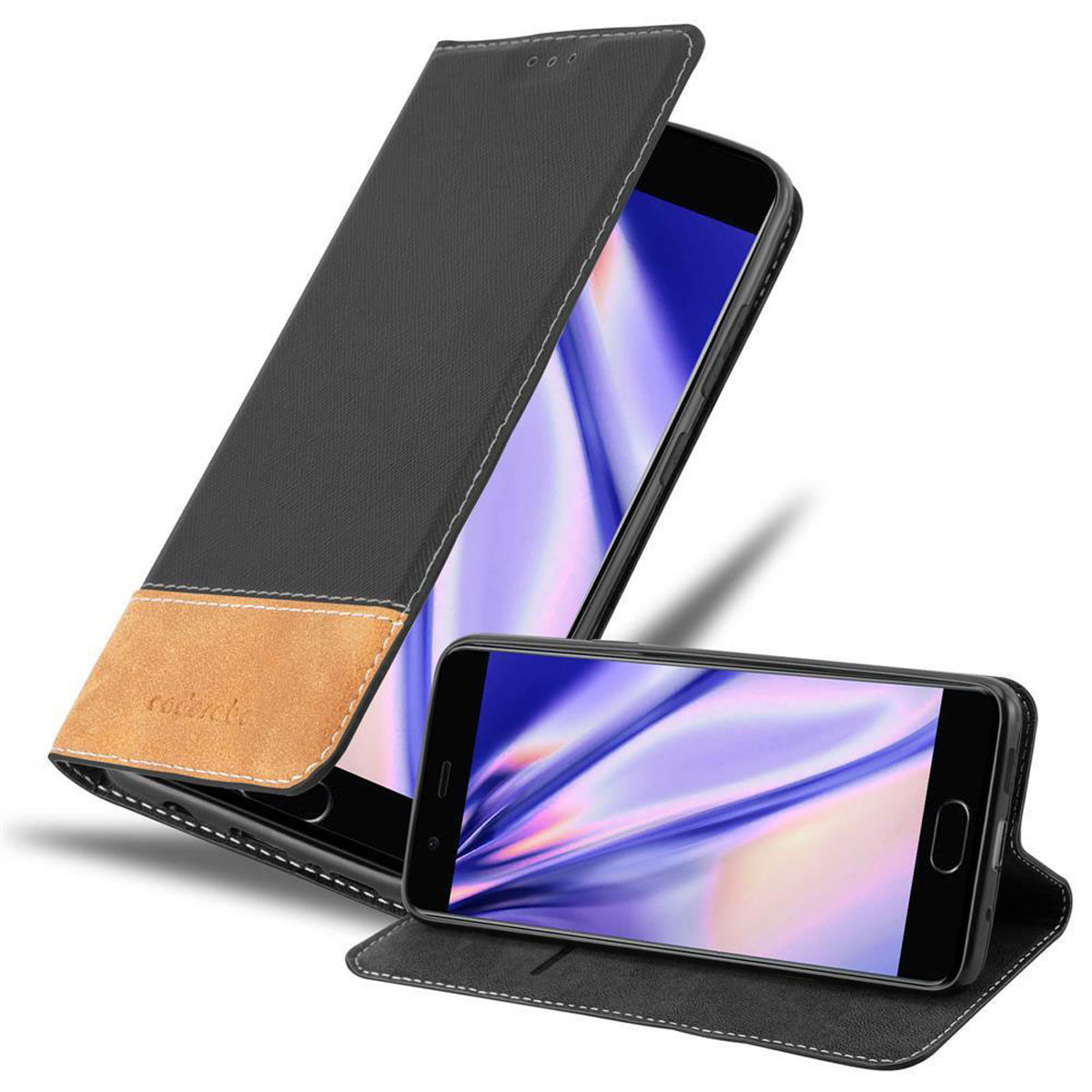 Custodia Portafoglio In Pelle PU Con Magnetica Per Huawei P10 – Cover A Libro Con Slot Carte E Supporto - 4