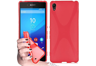 carcasa de móvil Funda flexible para móvil - Carcasa de TPU Silicona ultrafina;CADORABO, Sony, Xperia Z4, rojo infierno