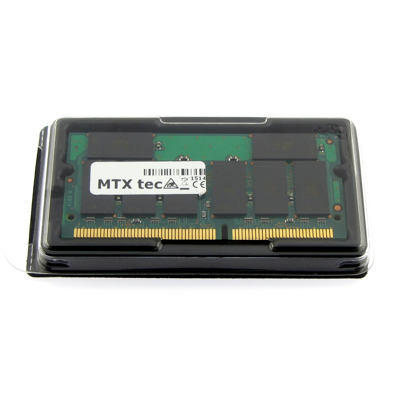 Transcend Notebook-Speicher 512 512 zu RAM-Speicher kompatibel MB RAM CSX TS512MIB4656, MB SDRAM MTXTEC