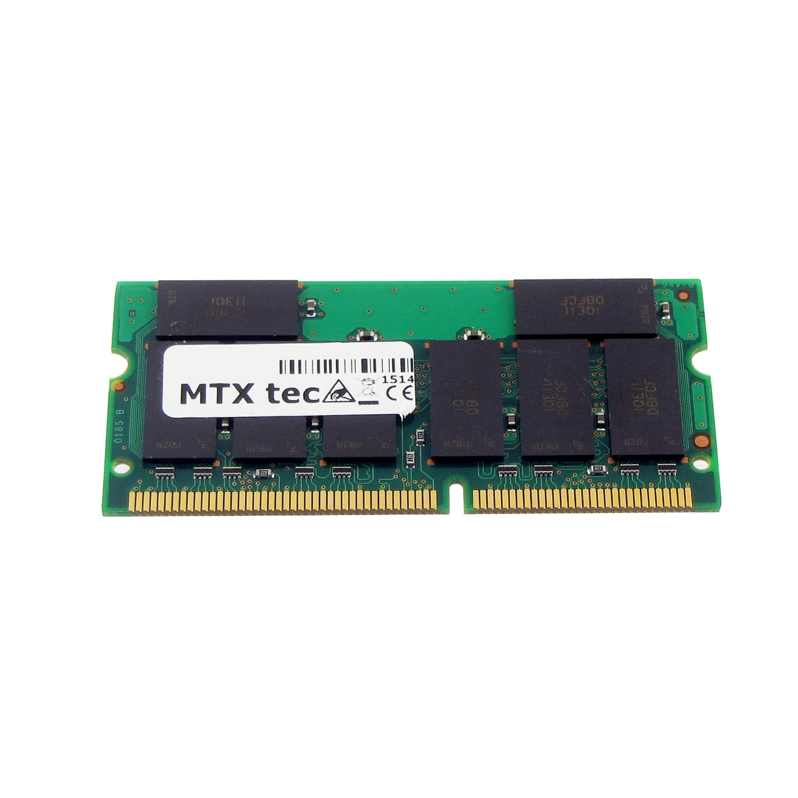 MTXTEC RAM-Speicher kompatibel zu SDRAM 512 Notebook-Speicher Transcend MB TS512MDLC610