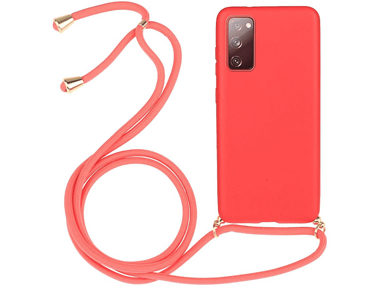 Handykette Silikon verstellbarer Samsung, Rot Backcover, Kordel, S20 COVERKINGZ FE, mit Galaxy