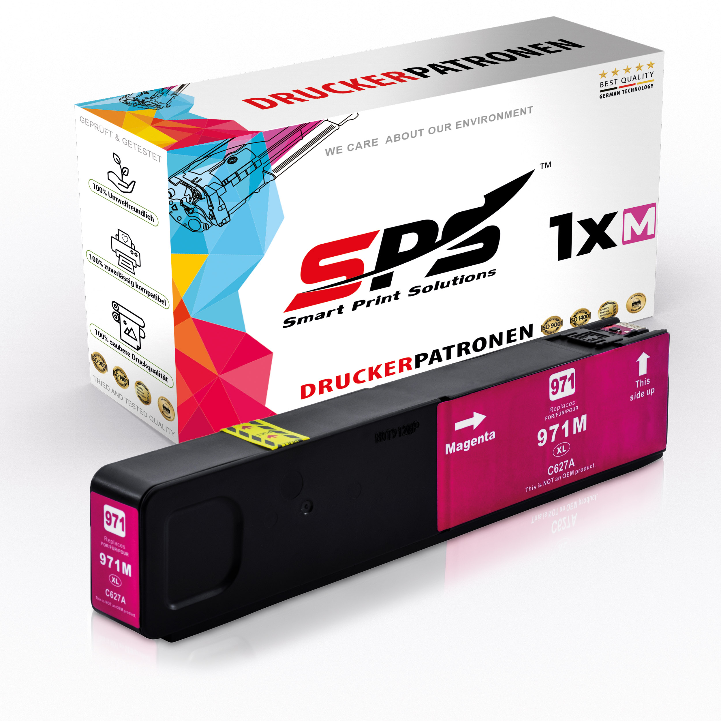 SPS S-8208 (971XL X451DW) Tintenpatrone / Magenta Pro Officejet