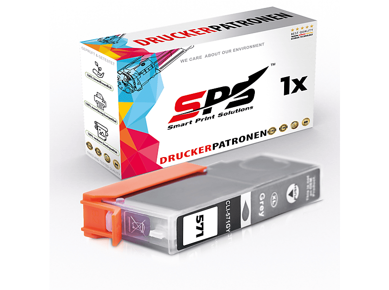 SPS S-8193 Tintenpatrone Grau (0335C004 CLI571GYXL MG7700) / Pixma