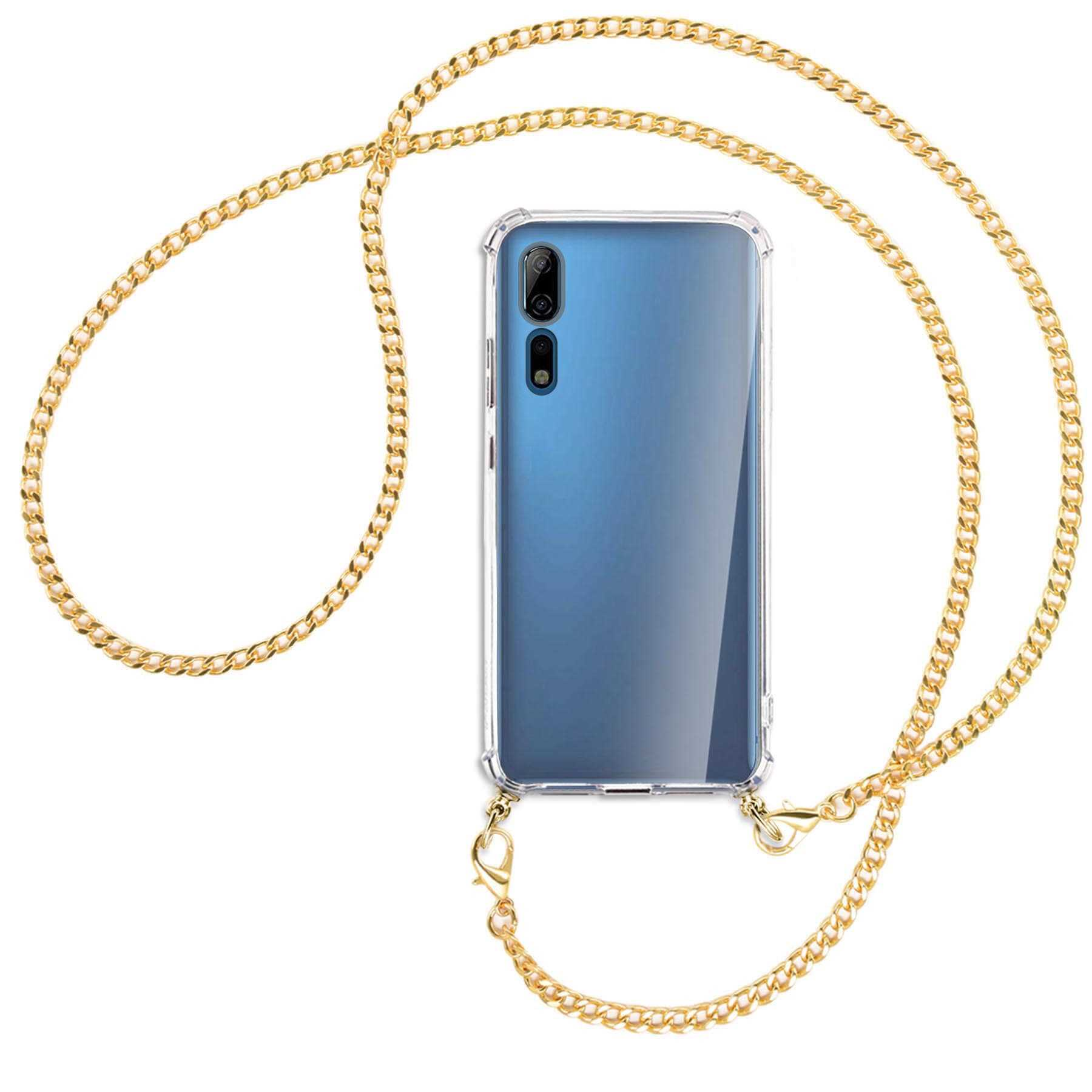 ZTE, Axon Kette MTB ENERGY MORE Umhänge-Hülle Metallkette, (goldfarben) Pro, Backcover, 10 mit