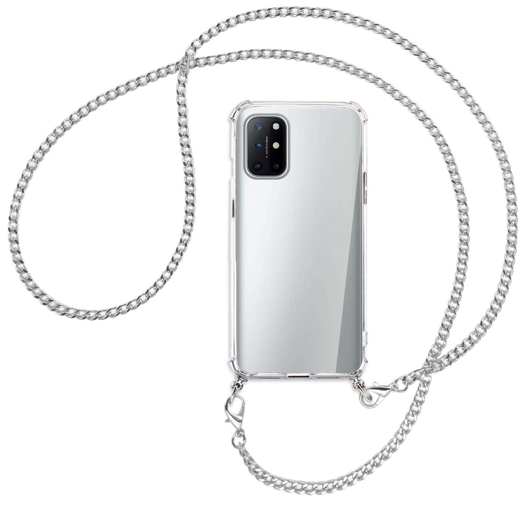 (silberfarben) Backcover, MTB Umhänge-Hülle OnePlus, MORE Kette 8T, ENERGY Metallkette, mit
