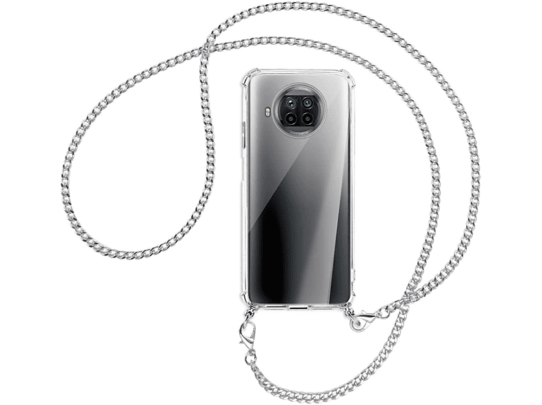 Metallkette, MTB ENERGY 10T Kette Lite Xiaomi, mit Umhänge-Hülle Mi MORE 5G, (silberfarben) Backcover,