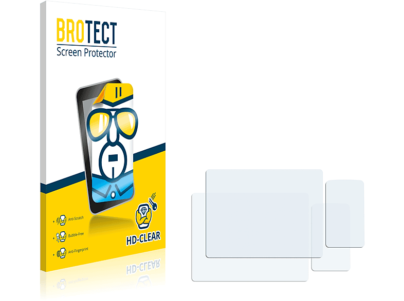 BROTECT 2x klare Schutzfolie(für Nikon D7100)