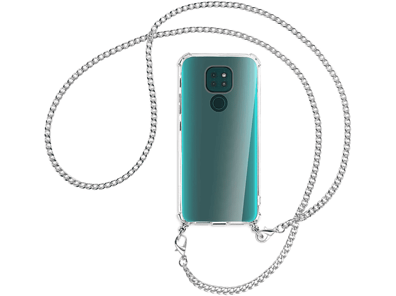 Metallkette, (silberfarben) ENERGY MTB Umhänge-Hülle G9 Moto Play, Backcover, mit Motorola, MORE Kette