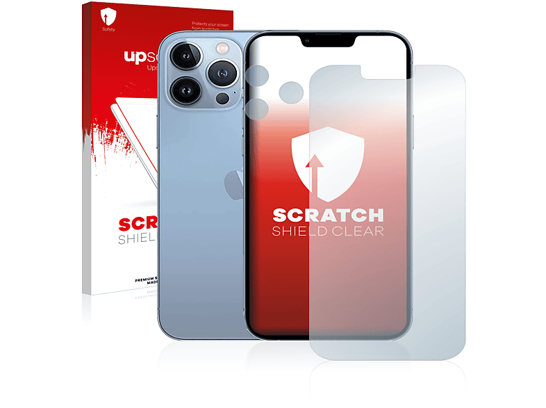 UPSCREEN Kratzschutz klare Pro iPhone Apple 13 Max) Schutzfolie(für