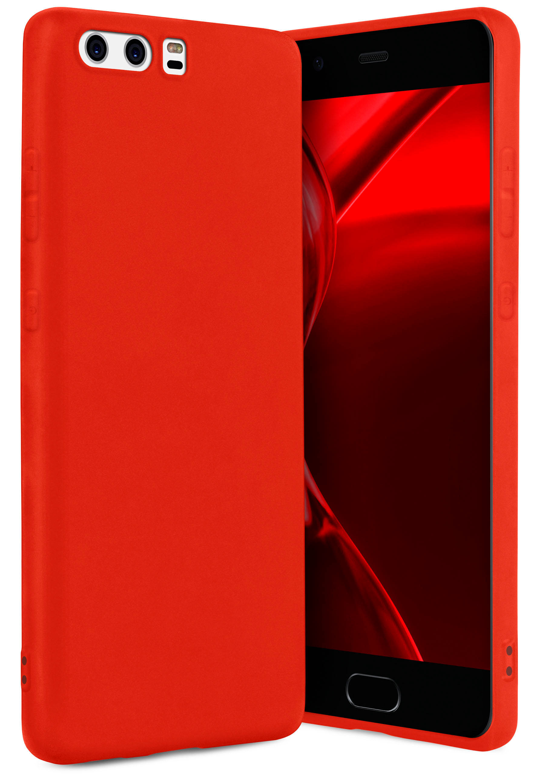 ONEFLOW SlimShield Backcover, Rot P10 Case, Pro Huawei, Lite