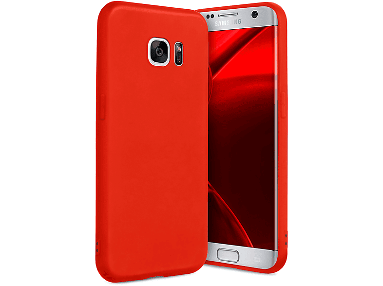 ONEFLOW SlimShield Pro Case, Backcover, Samsung, Galaxy S7 Edge, Rot
