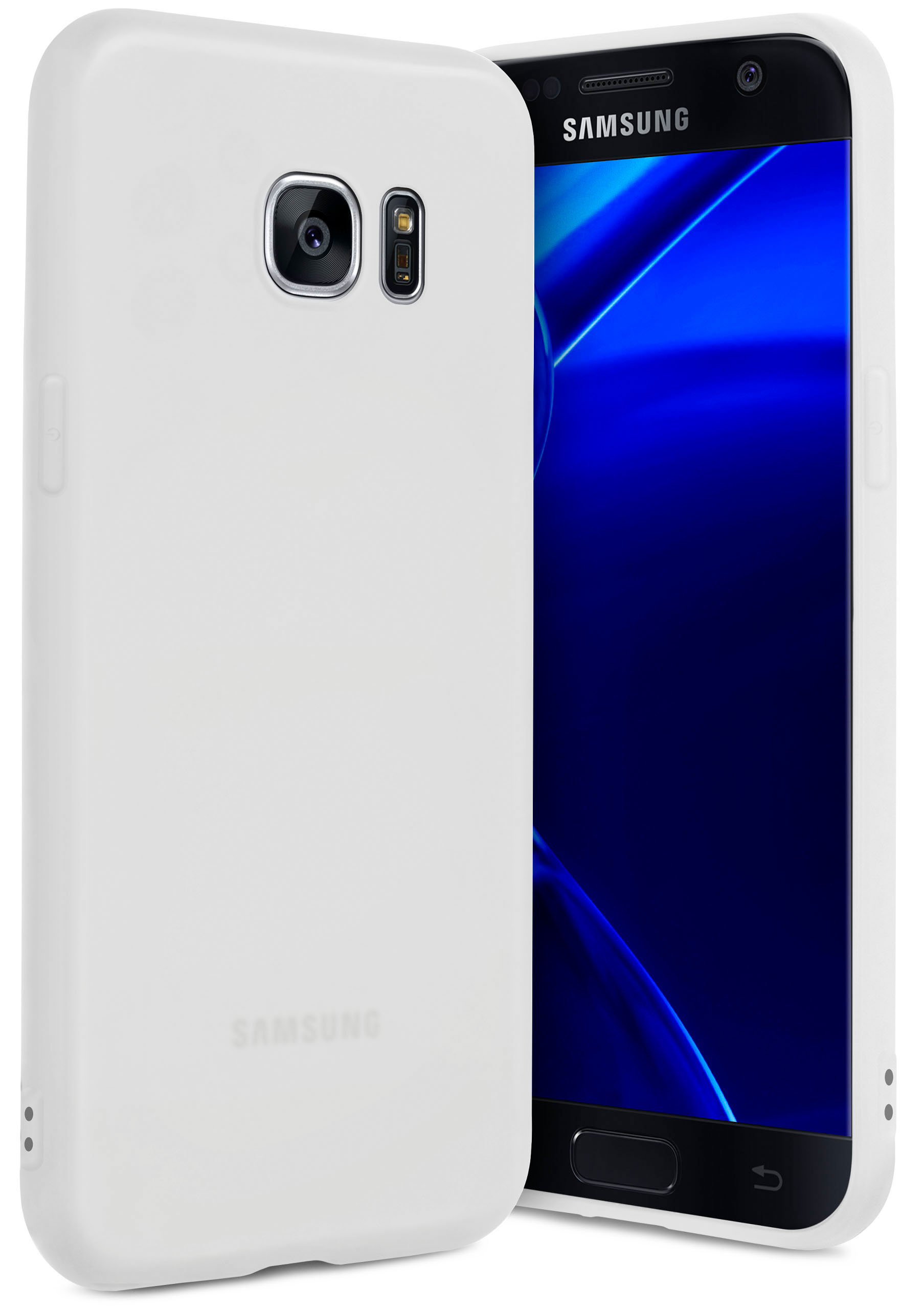 Backcover, Samsung, Galaxy Weiß Pro ONEFLOW SlimShield S7, Case,