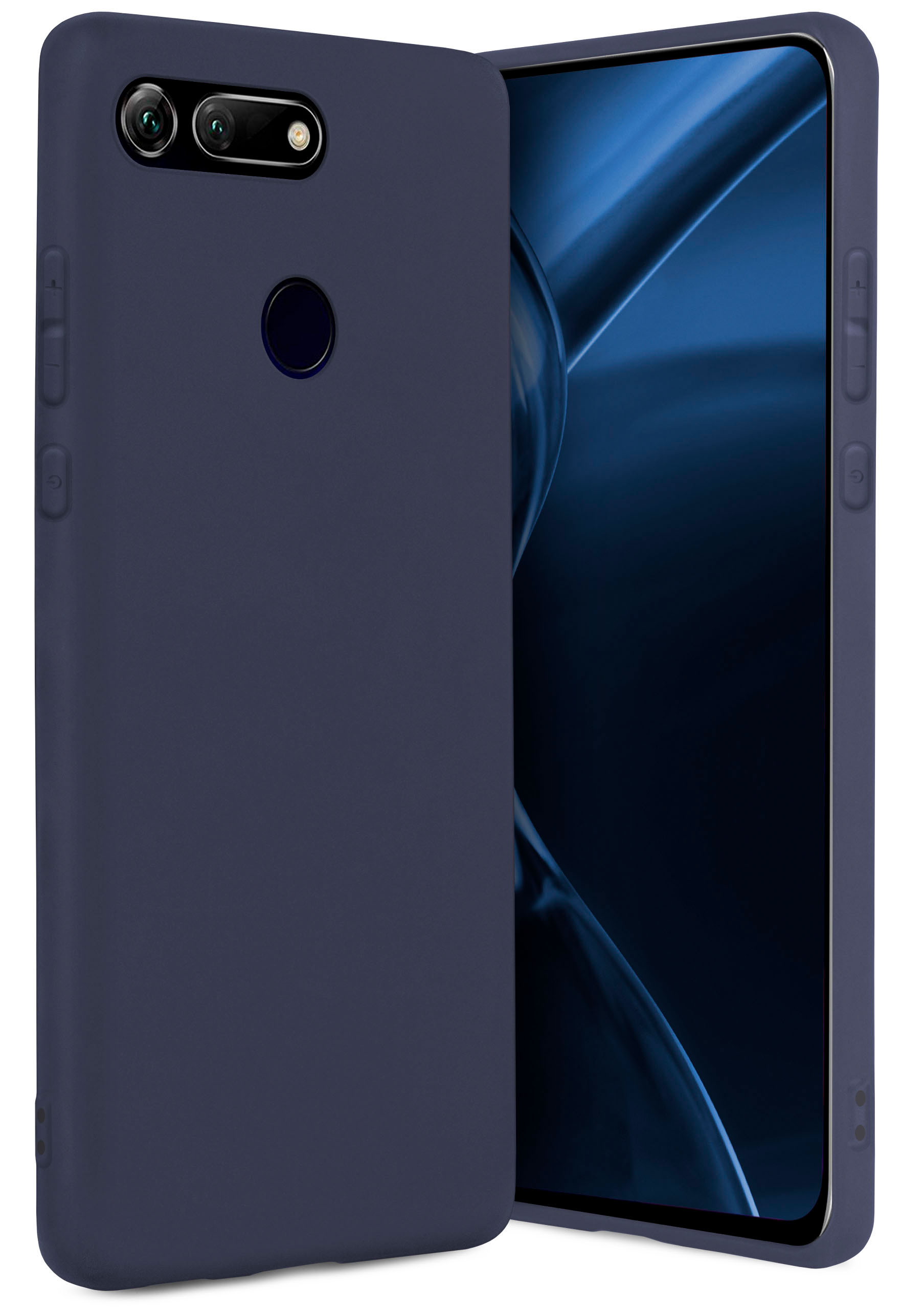 ONEFLOW SlimShield Huawei, View Backcover, Blau Honor Pro 20, Case