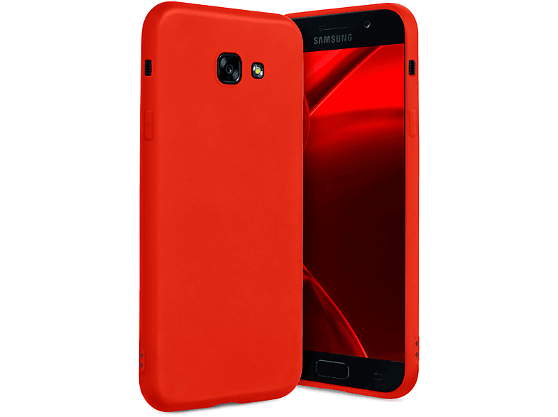 ONEFLOW SlimShield A7 Pro Backcover, Galaxy Samsung, Case, Rot (2017)