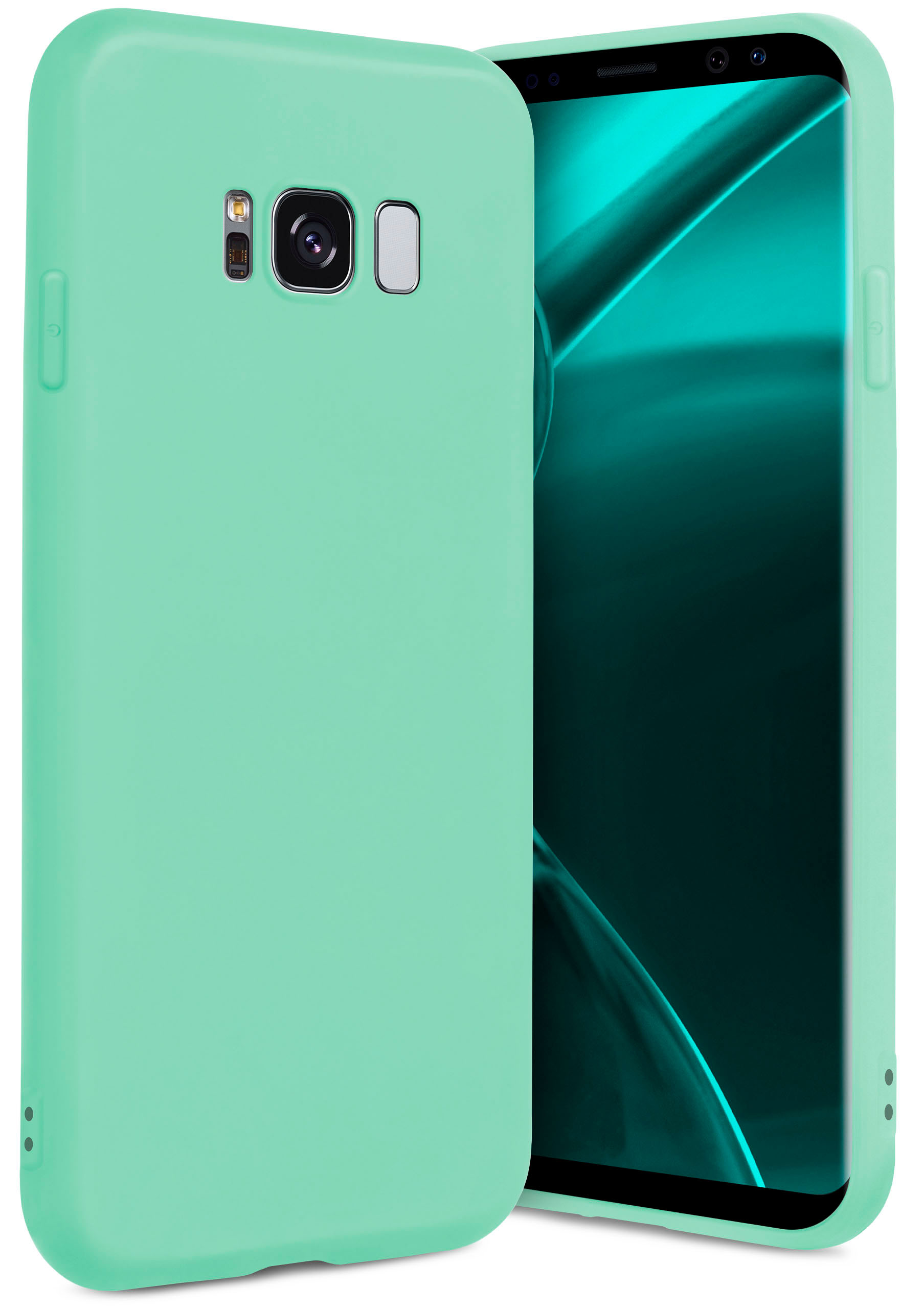 ONEFLOW SlimShield Pro Case, Backcover, Türkis S8, Samsung, Galaxy