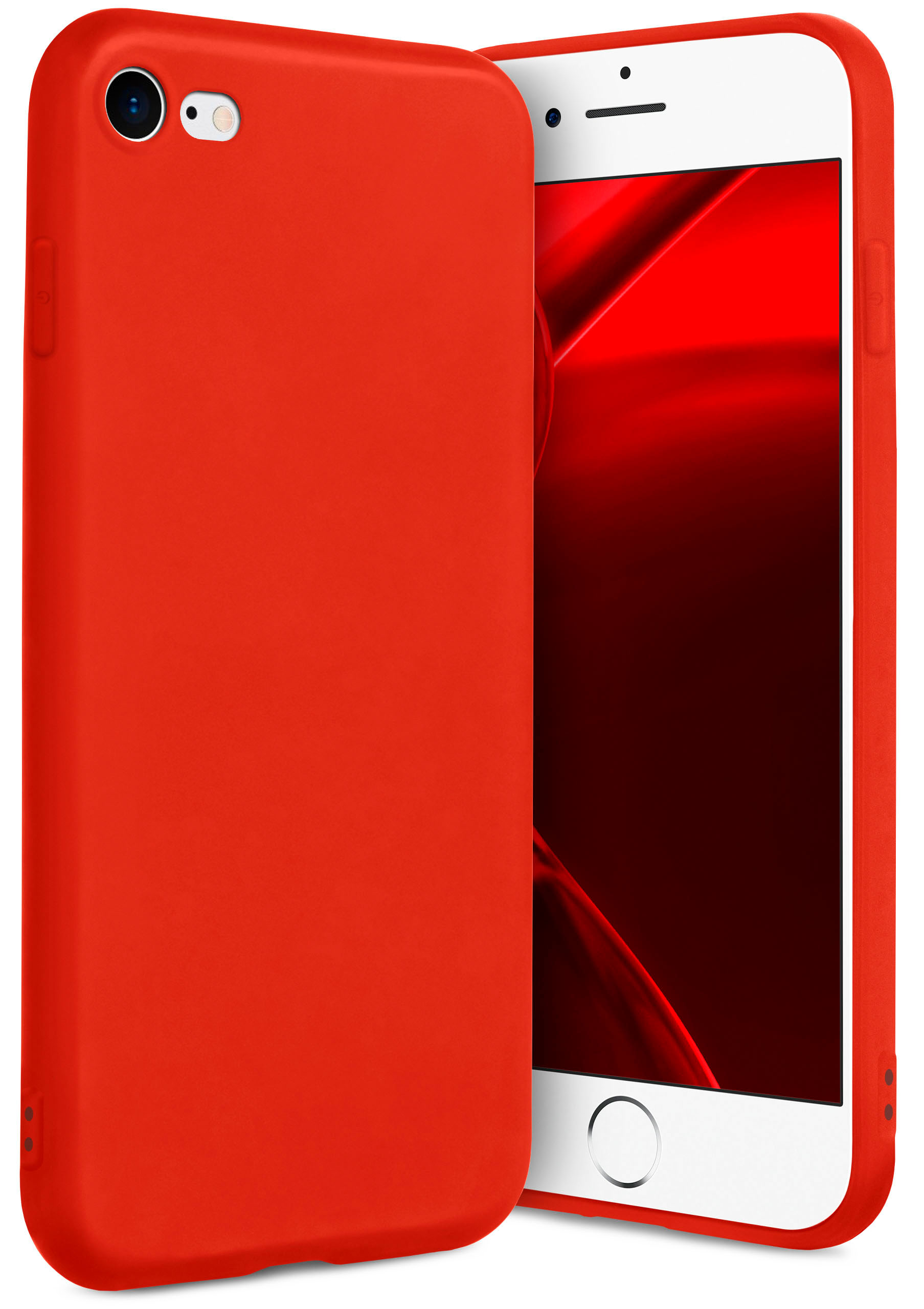 ONEFLOW SlimShield Pro Backcover, 7 / Rot iPhone 8, Case, iPhone Apple