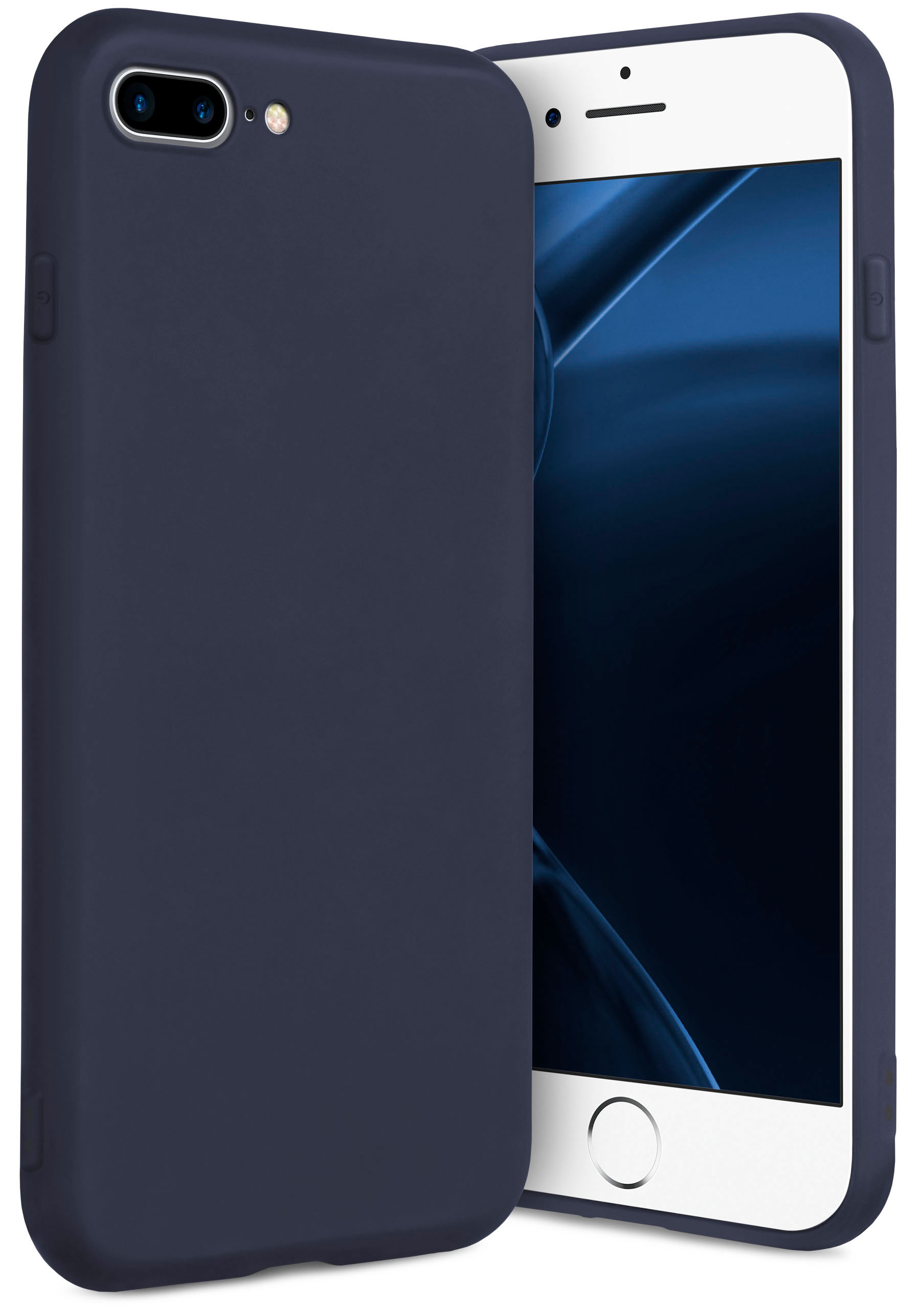 ONEFLOW SlimShield Pro 7 Backcover, Blau Plus Case, iPhone / iPhone Plus, 8 Apple