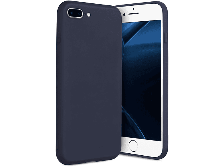 ONEFLOW SlimShield Pro Case, Backcover, 8 iPhone Plus, / 7 Blau iPhone Apple, Plus