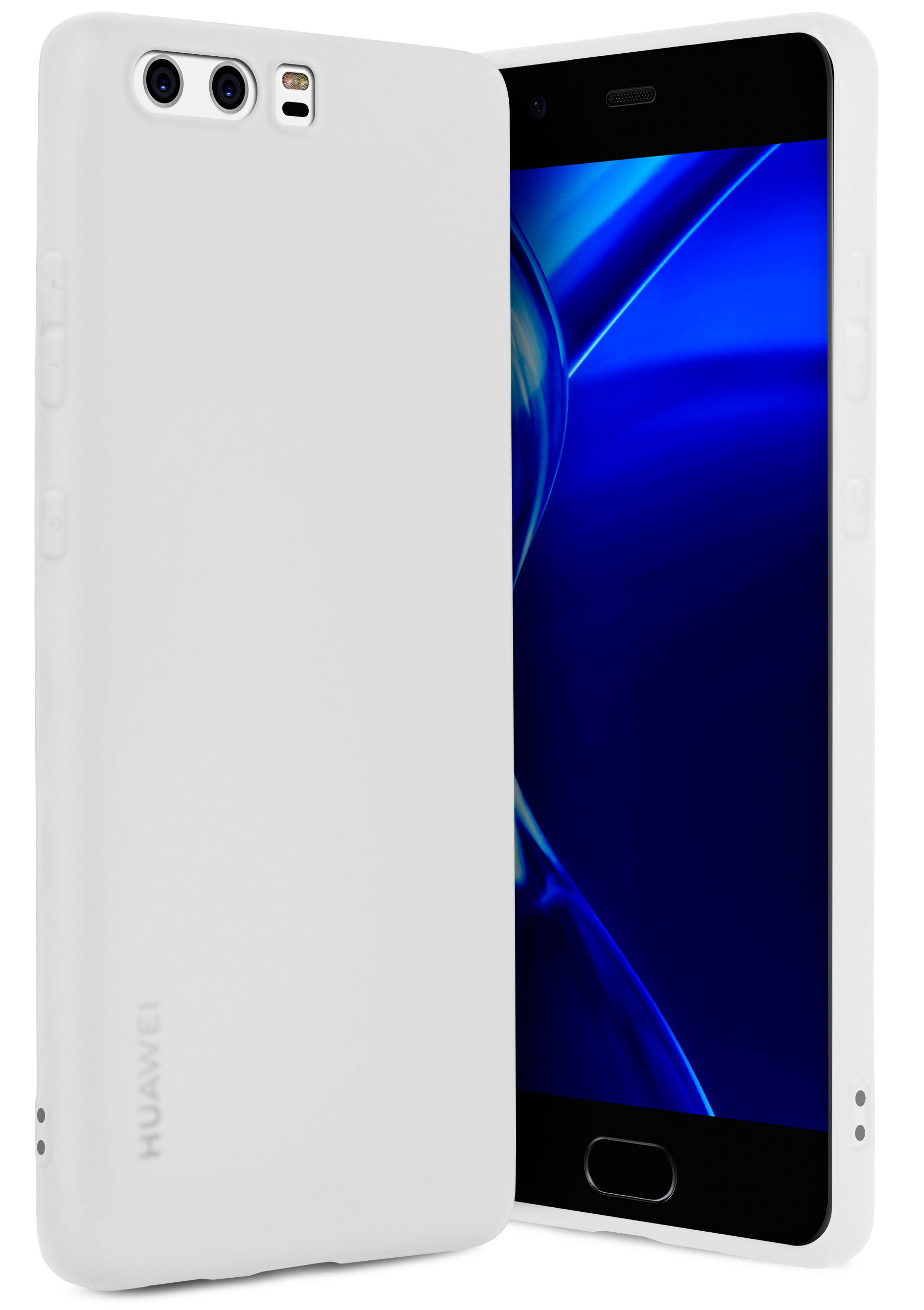 Huawei, Pro Backcover, ONEFLOW Weiß SlimShield Case, P10 Lite,
