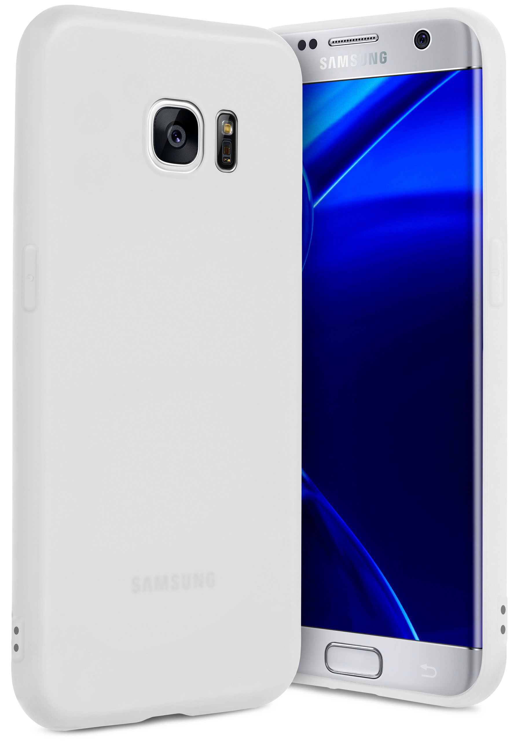 SlimShield ONEFLOW Case, Galaxy Pro Weiß Edge, S7 Samsung, Backcover,