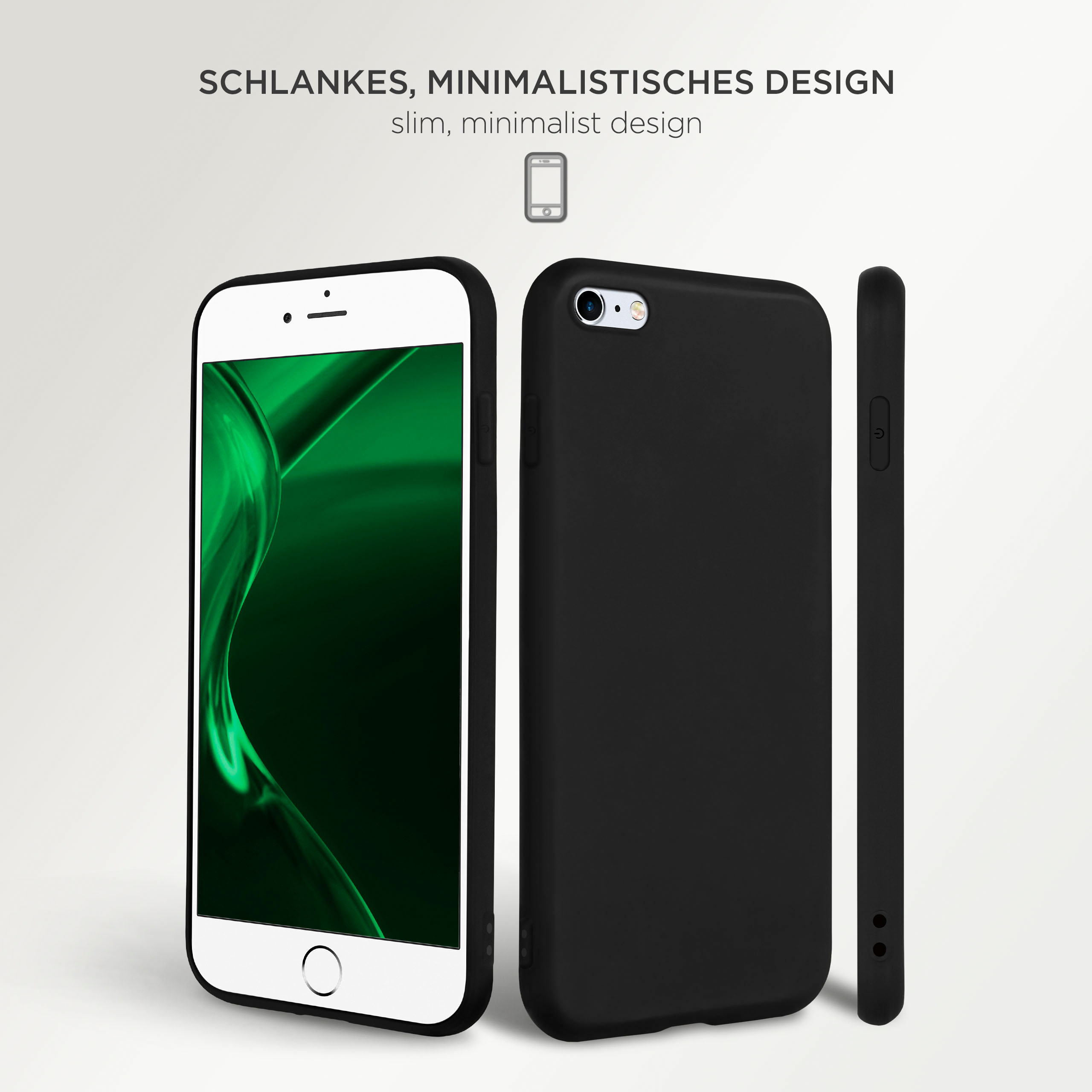 / 6s Schwarz iPhone Pro Backcover, ONEFLOW 6, Apple, Case, iPhone SlimShield