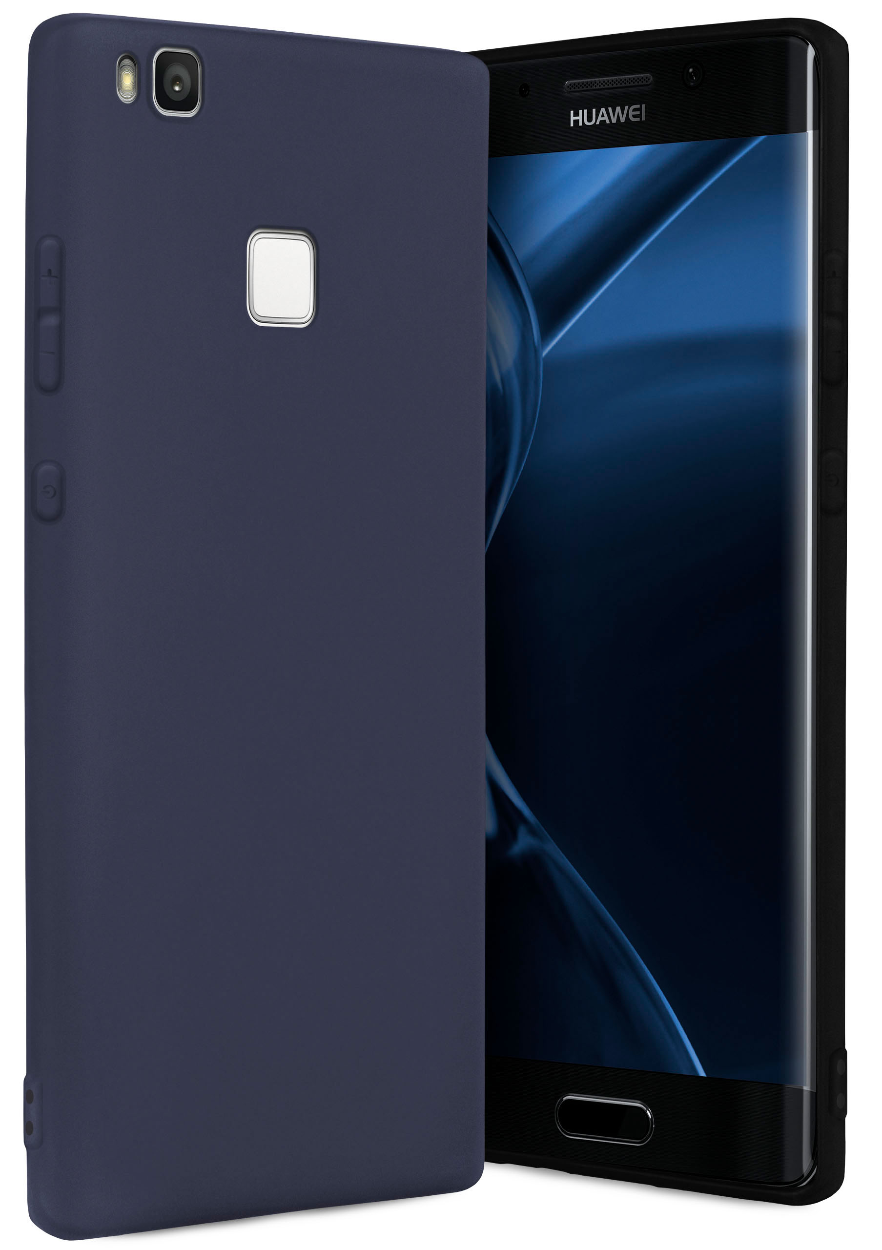 ONEFLOW SlimShield Pro Case, Backcover, P9 Lite, Blau Huawei