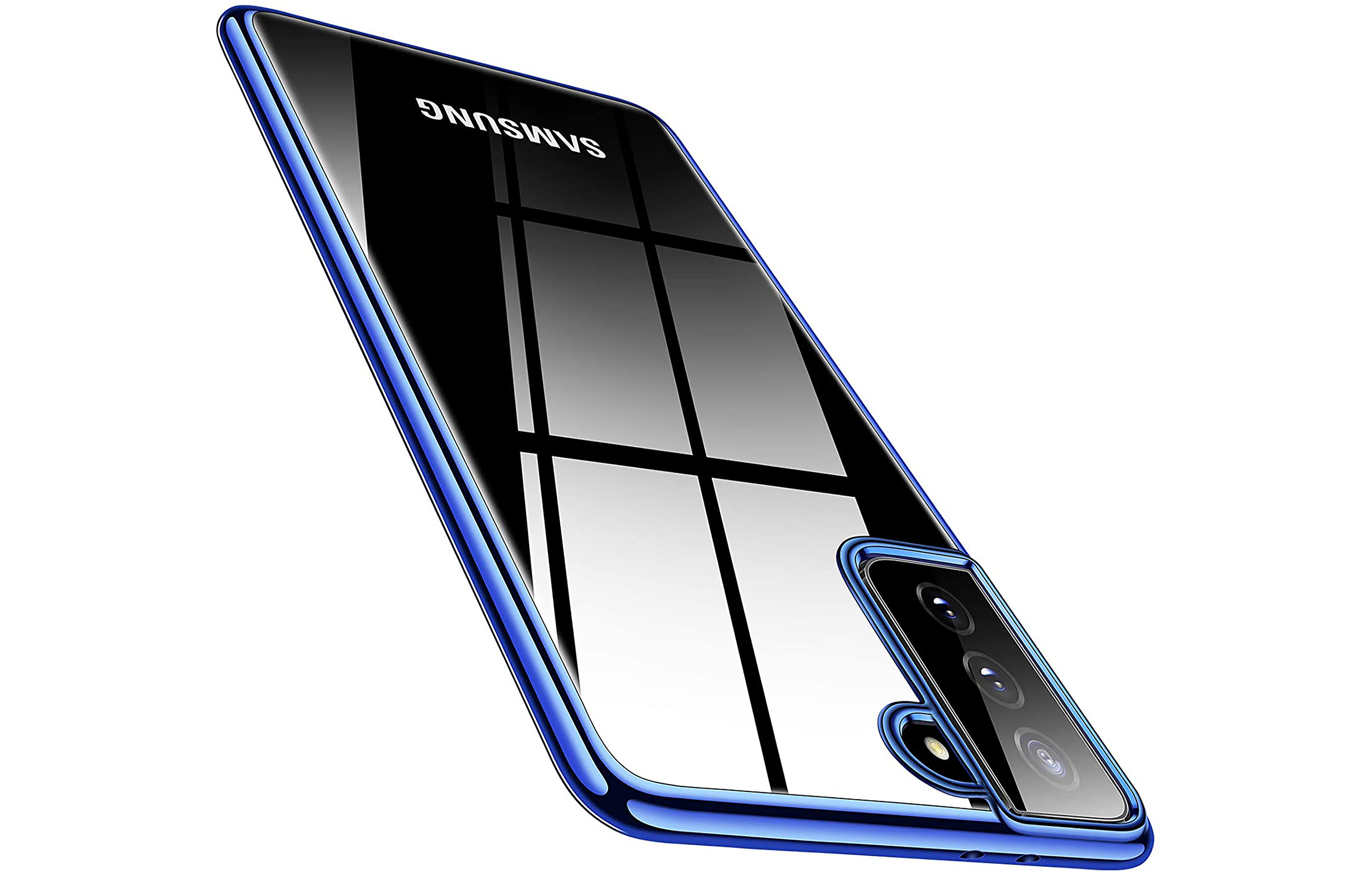 ARRIVLY Silikon Hülle, Galaxy Samsung, Blau Backcover, S22