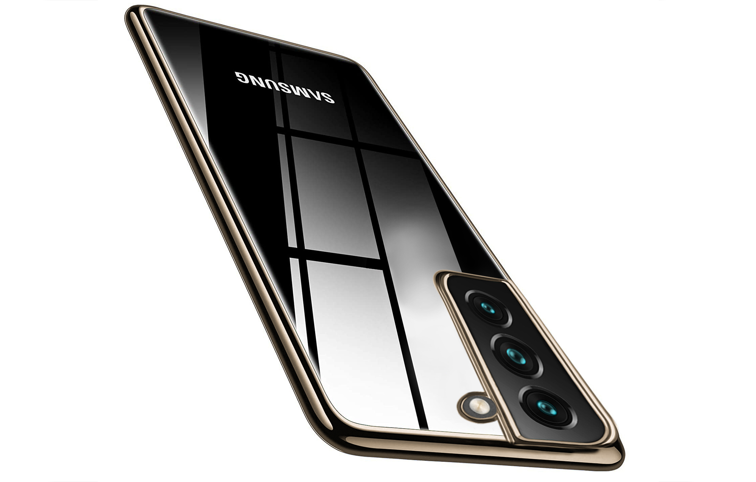 ARRIVLY Silikon Hülle, S22+, Backcover, Galaxy Gold Samsung