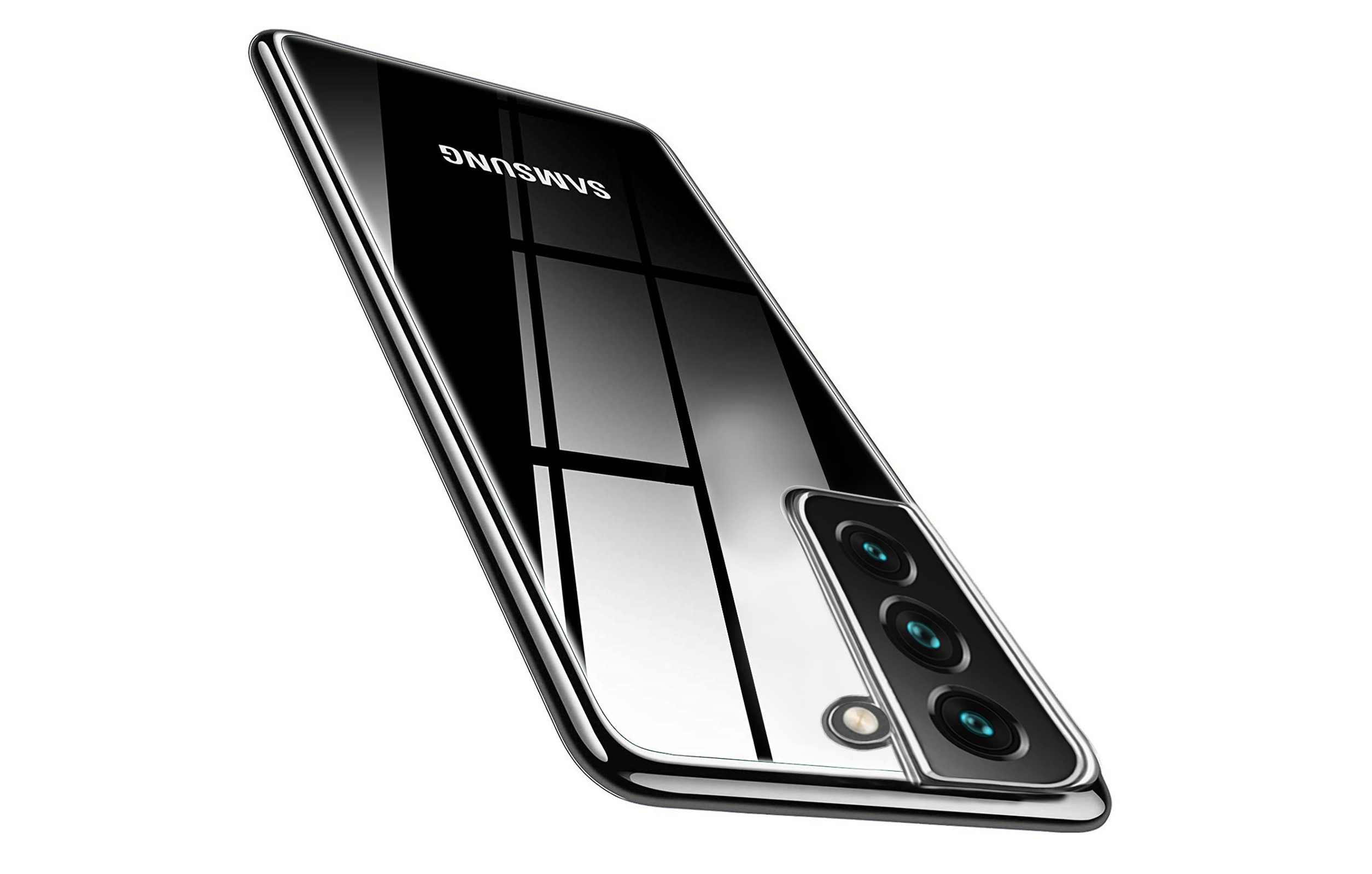 ARRIVLY Silikon Hülle, Silber Samsung, Galaxy S22+, Backcover