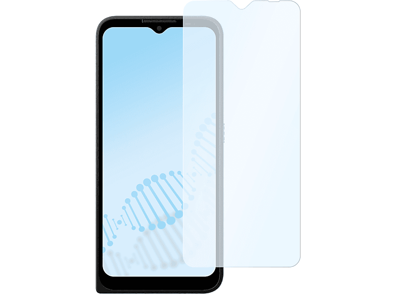 Motorola (2021)) SLABO antibakterielle flexible Hybridglasfolie Defy Displayschutz(für