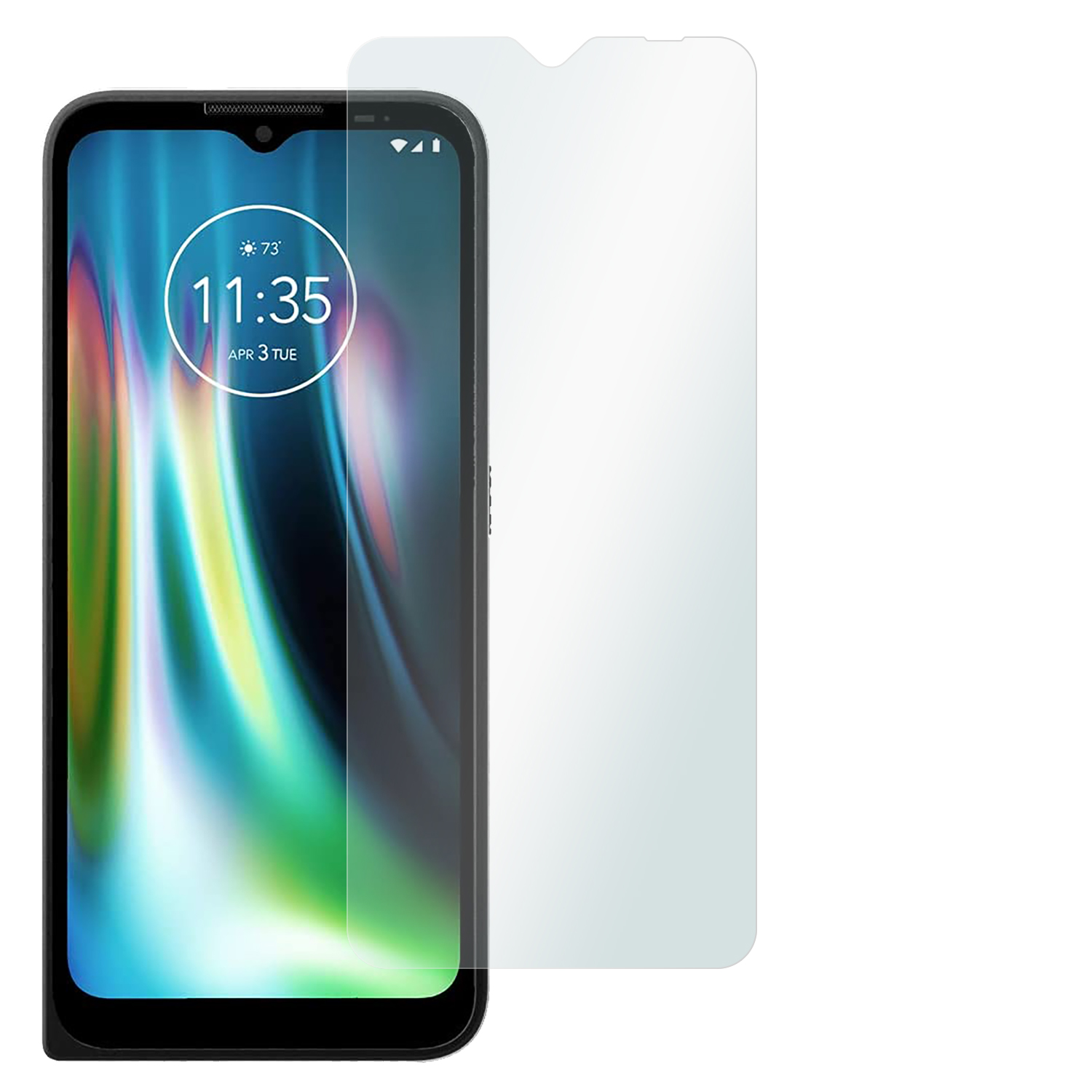 SLABO 4 x Displayschutzfolie Crystal Clear Displayschutz (für Motorola ...