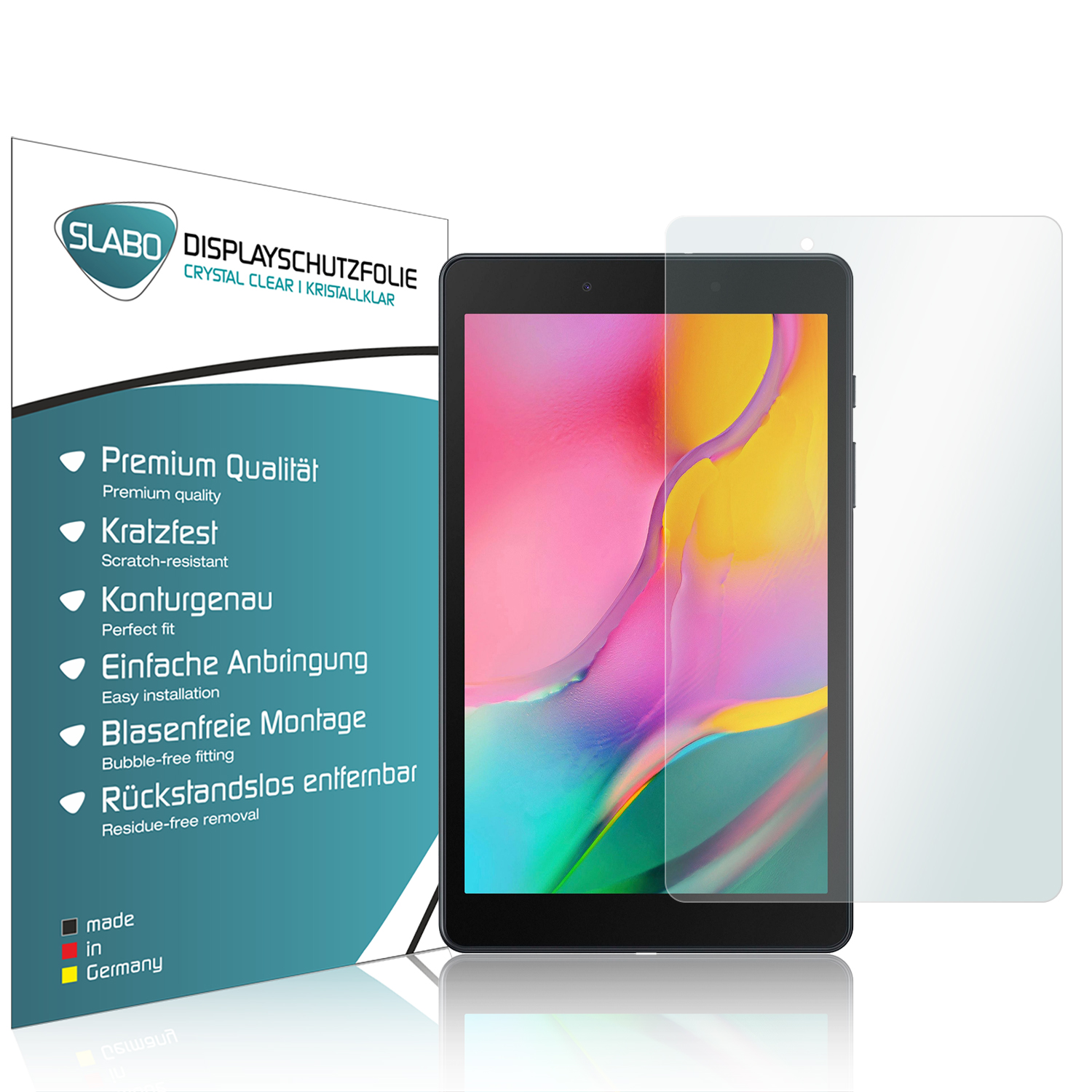 Samsung Displayschutzfolie Clear A Tab Crystal T290 Galaxy Displayschutz(für (2019) \