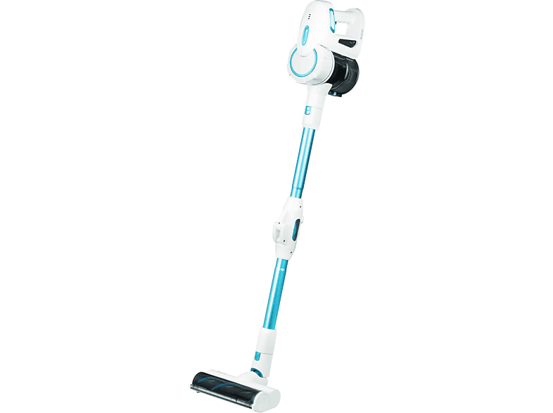 ECG VT 5220 | Staubsauger | Akkubetrieb | Cyclone Vacuum cleaner, maximale Leistung: 150 Watt, White/Blue)