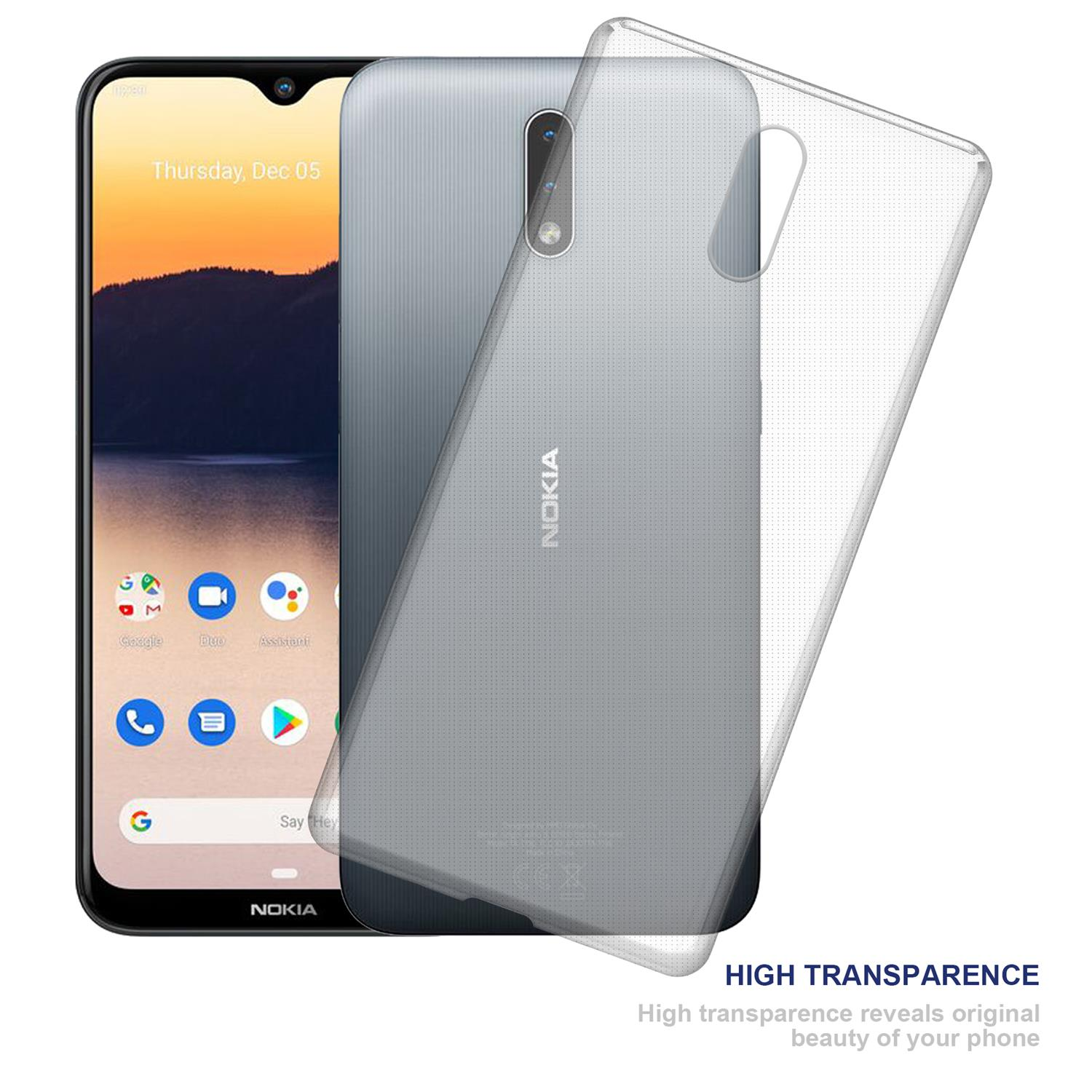 Schwarze Handyhülle mit Nokia-Handy. Das Handy ist in einer Hülle und hat einen Bildschirm.