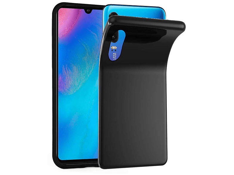 CADORABO TPU AIR Huawei, Slim Backcover, SCHWARZ Schutzhülle, Ultra P30