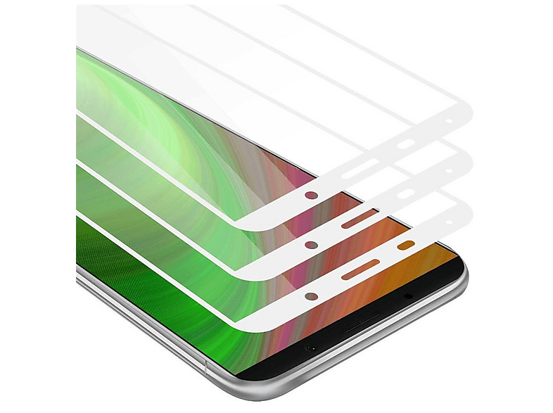 Cadorabo 3X Panzerglas Für LG V60 ThinQ - Gehärtetes Displayschutzglas 9H Härte (3 Stück, Ultra-dünn, Hüllenkompatibel)