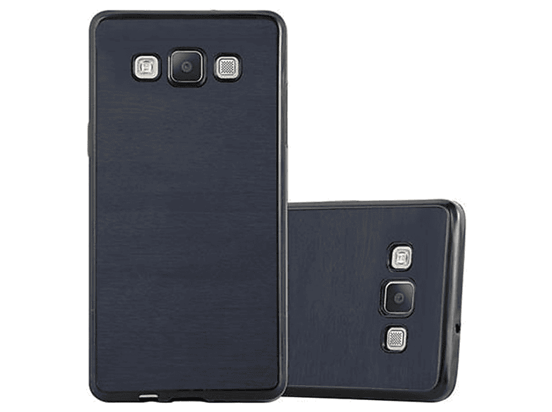 CADORABO TPU Wooden Schutzhülle, Backcover, Samsung, Galaxy A3 2015, WOODEN BLAU | Backcover
