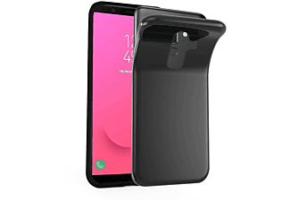 carcasa de móvil Funda flexible para móvil - Carcasa de TPU Silicona ultrafina;CADORABO, Samsung, Galaxy J8 2018, negro