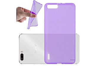 carcasa de móvil  - Funda flexible para móvil - Carcasa de TPU Silicona ultrafina CADORABO, Honor, 6 PLUS, transparente lila