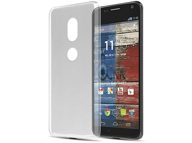 CADORABO TPU Ultra Slim TRANSPARENT VOLL MOTO Backcover, Motorola, G2, AIR Schutzhülle